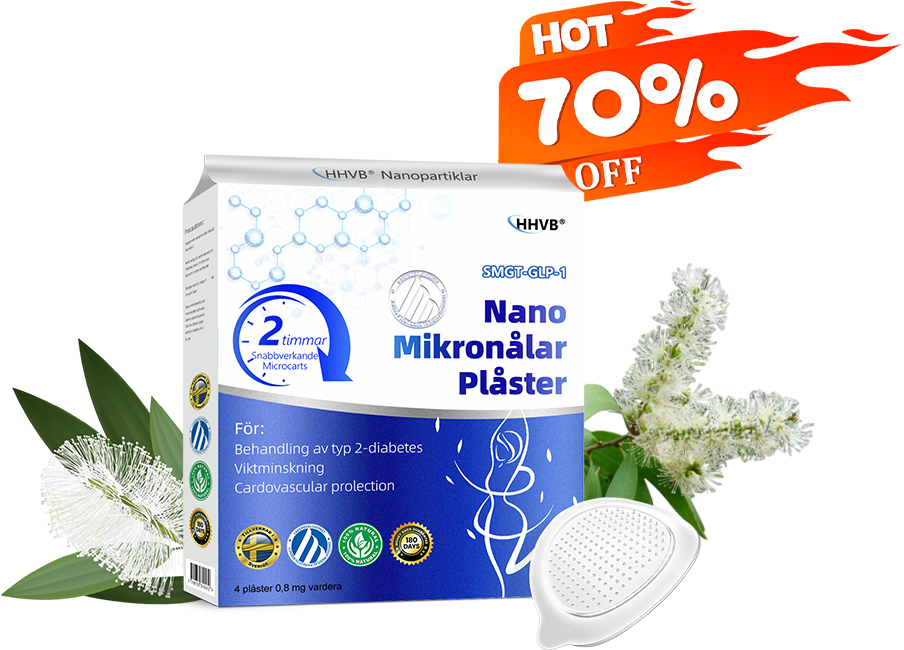 【Sista kampanjdagen: 70 % rabatt】𝐇𝐇𝐕𝐁®🌿 Nano-mikronålsplåster med NIDDK-Tirzepatid 🌟 (Smärtfri, lindring dygnet runt | Gå ner 9 kg SNABBT | 90 % minskning av socker)